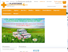 Tablet Screenshot of laplateformemedicale.com
